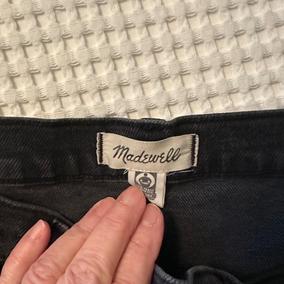 Madewell mid rise kickoff jean size 31, black wash - Picture 5 of 6